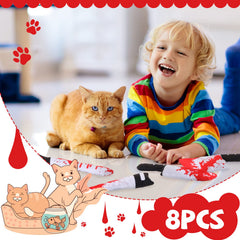 Honoson knife catnip toy catnip inside emphasizes scent-driven play and engagement.