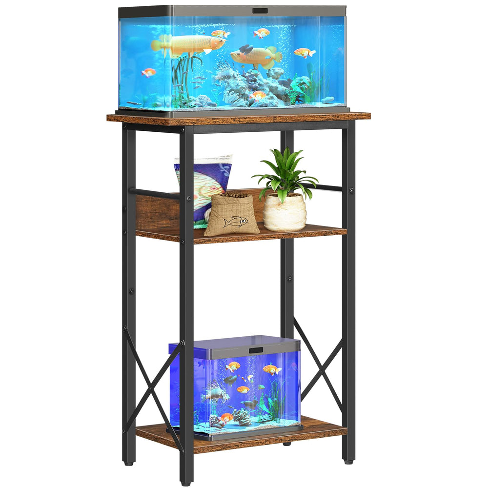 HOOBRO 10-gallon aquarium stand top view shows a stable surface for your tank