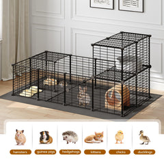 HOOBRO guinea pig cage safe mesh detail for small pet safety