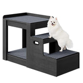 HOOBRO pet bunk bed window perch charcoal offers a sunny view perch for cats and dogs