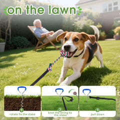 HOPET grounding-post rotating feature for stable outdoor play
