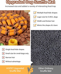 HOPET Snuffle Mat features thick grain-flannel and safe design.