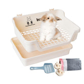HoppScotch.bun Bumbox large rabbit litter box top view shows roomy interior for training
