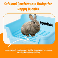 HoppScotch.bun Bumbox scatterless floor with adjustable attachments prevents spills
