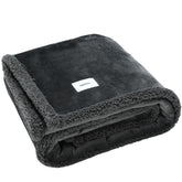 HOPRAI dog blanket waterproof reversible design protects furniture and keeps pets comfy on couch.