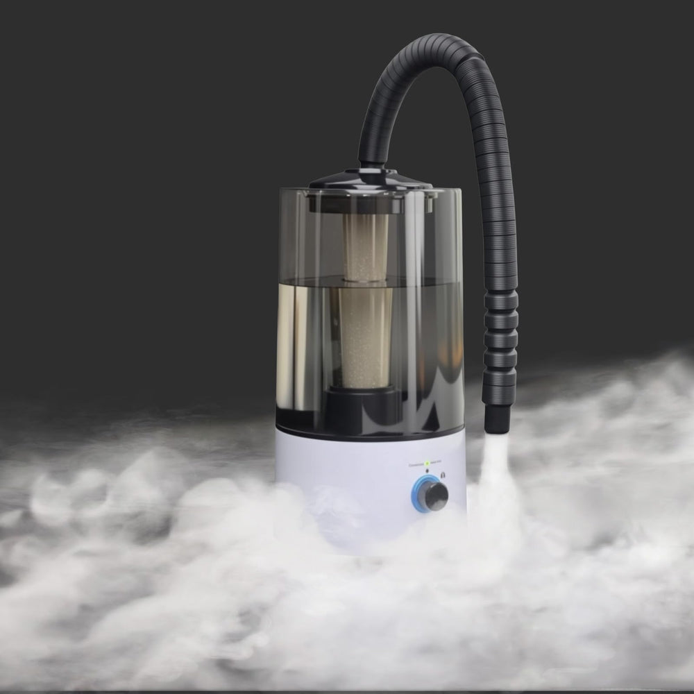 Hoqqf 4L tank visibility shows easy water monitoring for reliable humidification.