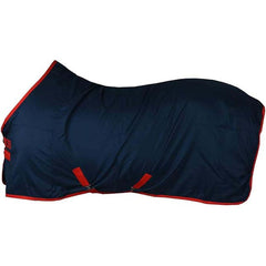 Horseware Mio Stable Sheet front view shows sleek style and neat trim.