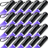 Hortsun blacklight flashlight package showing 20 compact UV tools for stain detection