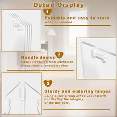 HotSoul clear acrylic dog gate indoor use for safe play in rooms.