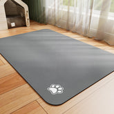 HotLive dog food mat absorbs water spills for a dry, clean feeding area.