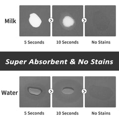 HotLive dog food mat no-stains backing keeps surfaces clean and stain-free.