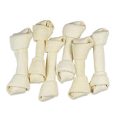 Hotspot Pets 5-pack rawhide bones front view for long lasting chews for large dogs