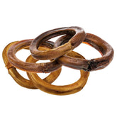Hotspot Pets bully stick rings 4-inch pack overview shows a long-lasting chew for dogs