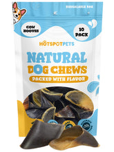 Hotspot Pets full-size cow hooves pack durable long-lasting chew for aggressive chewers