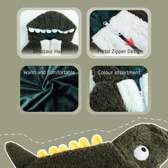 Hotumn pet hoodie dinosaur tail detail highlights cute design