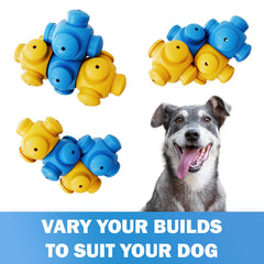 HOUNDGAMES boredom-buster toy with pup solving compartments for enrichment.