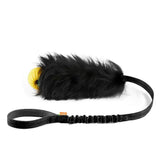HOWGO Dog Rope Toy close-up shows AUS sheepskin for engaging play.