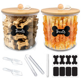 HOYTAMDAR airtight dog food storage 2-pack keeps kibble fresh and pantry organized.