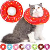 Collar cono Hpetppy para gatos, ajuste cómodo y seguro.