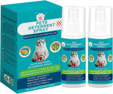 Hply Tea Cat Deterrent Spray bottle protects furniture from cat scratches.