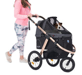 HPZ Pet Rover Run front view shows aerodynamic design for smooth jogging.