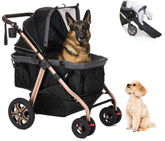 HPZ Pet Rover Titan-HD exterior front view showing oversized stroller for large pets