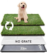 HQ4US 4LEGS dog grass pad tray small for balcony potty.