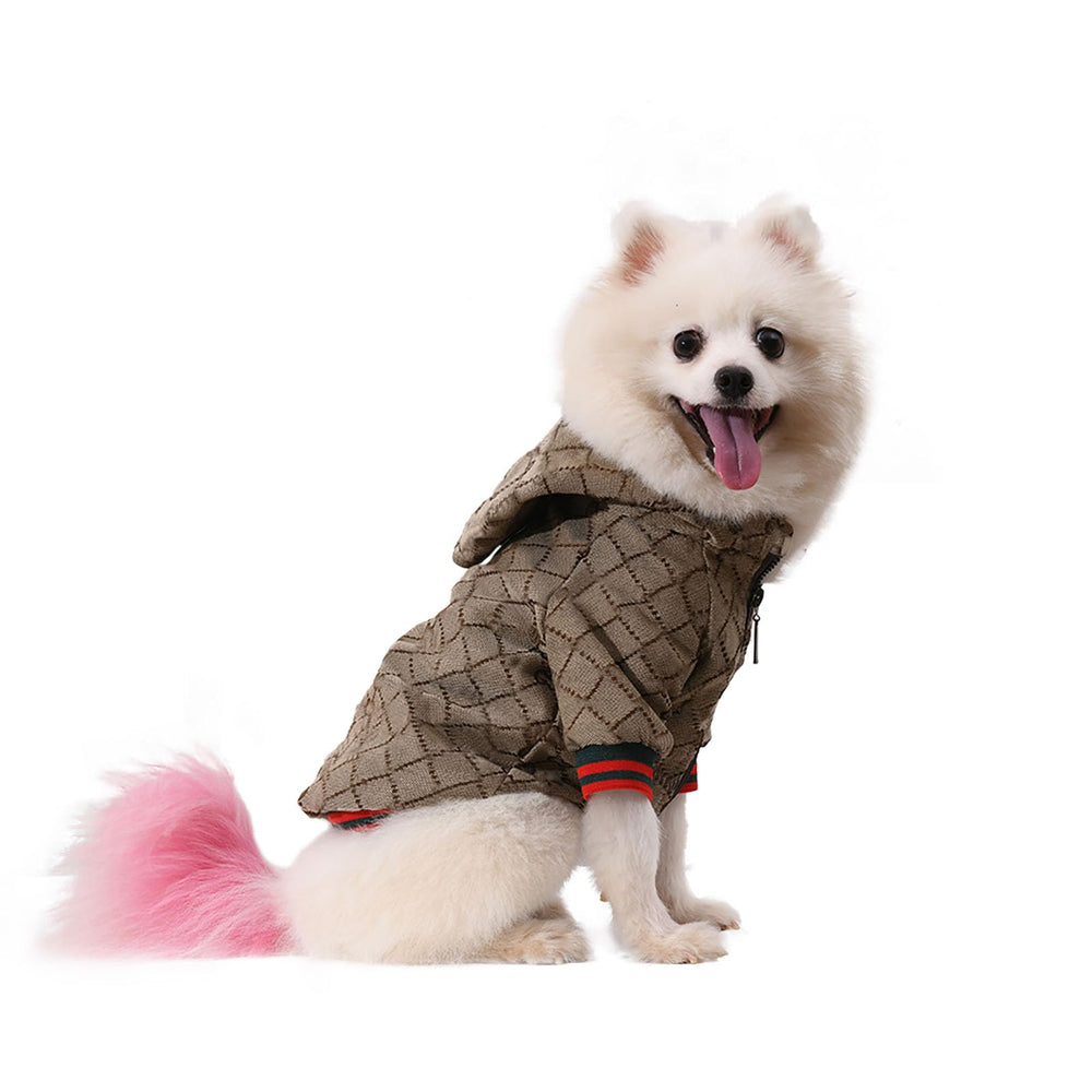 HQREA dog hoodie soft material close-up for plush warmth