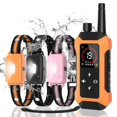HRRVEE 3-pack dog collars with remote for multi-dog training up to 4400 feet