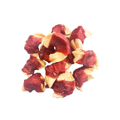 Hubert Premium Duck Wrapped Apple Bites training reward – bite-sized snack suitable for all dog sizes