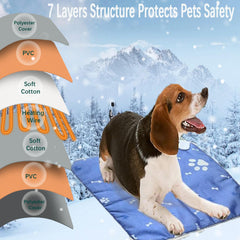 HUENLYEL auto temperature control maintains safe, comfy warmth