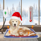 HUENLYEL pet heating pad for cats and dogs offers soothing warmth