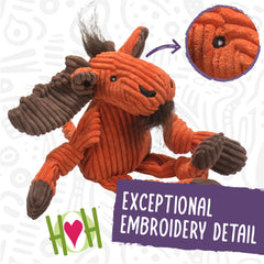 HuggleHounds Knottie Octopus durable construction highlights three-layer protection.