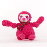 HuggleHounds Knottie Sloth plush toy with soft texture for cozy play.
