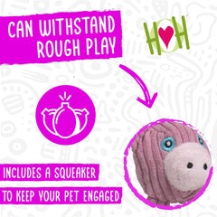 HuggleHounds Wee Huggles plush ball toy in action during playtime