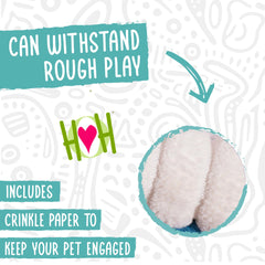 HuggleHounds X-Brace skeleton reinforces durability for big dogs