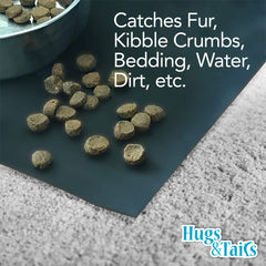 HugsandTails under pet cage mat large coverage for spill-prone habitats.