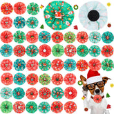 Huhumy Christmas dog bows pack 50 for festive photos and outfits.
