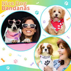 Huhumy 64x43 x 43 cm dog bandana size for medium dogs with comfortable fit