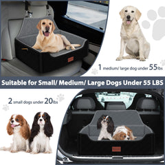 HUICOCY dog car seat washable cover for easy cleaning