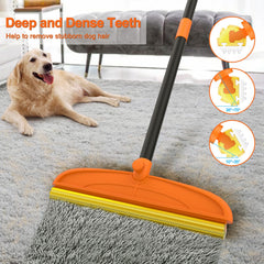 HUICOCY durable stainless steel handle supports long-lasting pet hair cleanup