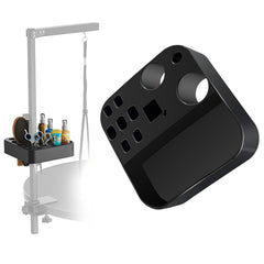 Huioqwe portable grooming holder on table arm enabling quick scissor access.