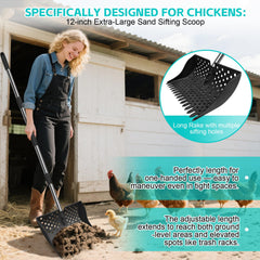 HUMUMU adjustable-handle extended to 61 inches for tall users