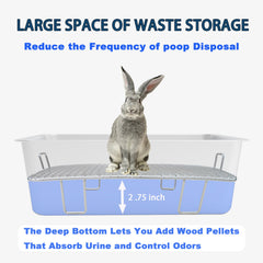 huqizoo toilet tray with high back wall to prevent urine splash