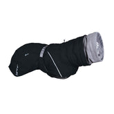 Hurtta Extreme Warmer ECO coat Raven back view in 26 inches showing full coverage and warmth.