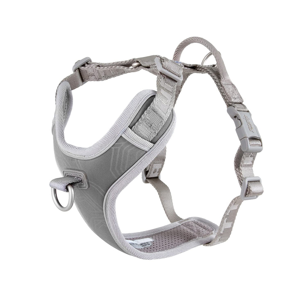 Hurtta Venture No-Pull Harness shadow loop handle for controlled walks.