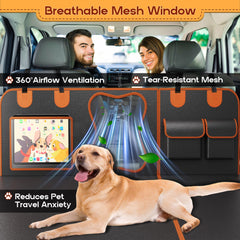 HUUKE upgraded mesh window improves airflow while keeping pets contained.