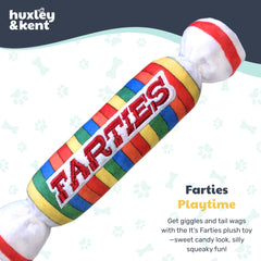 Huxley & Kent Power Plush soft toy with reinforced seams supports tough fetch.