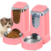 HWONMTE automatic cat feeder with stainless steel bowl for fresher meals and easy cleaning