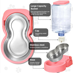 HWONMTE gravity feeder for pets provides gradual portions and steady access